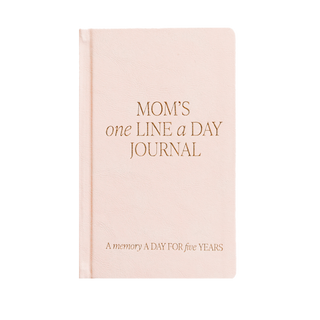 Mom's One Line A Day Leather Journal