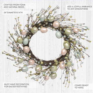 Easter Egg Wreath