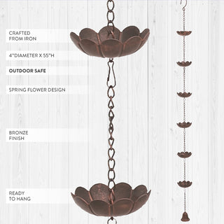 rain chain dimensions