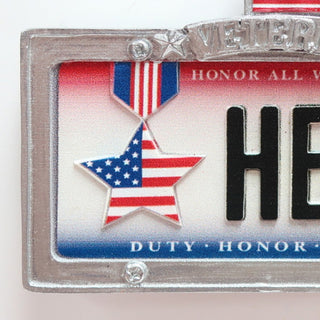 Hero License Plate Ornament