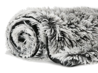 Longfur Ombre Faux Fur Throw Blanket