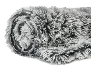 Longfur Ombre Faux Fur Throw Blanket