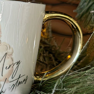 Vintage Santa 17oz. Coffee Mug