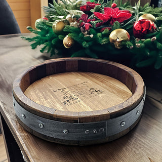 Barrel Staves and Rung Lazy Susan