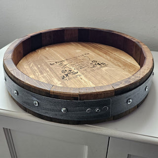 Barrel Staves and Rung Lazy Susan