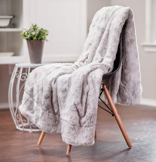 Wolf Faux Fur Throw Blanket