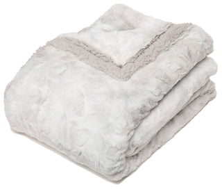 Wolf Faux Fur Throw Blanket