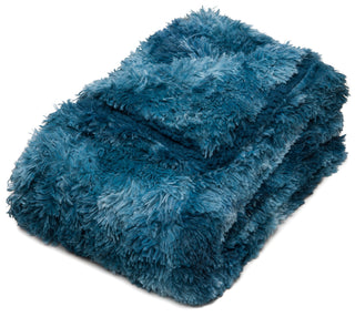 Wolf Faux Long Fur Throw Blanket