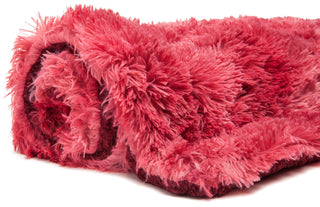 Wolf Faux Long Fur Throw Blanket