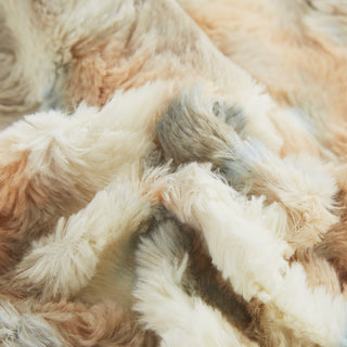 Luxurious Russian Lynx Faux Fur Throw Blanket