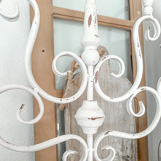 Distressed Scrollwork Candelabra