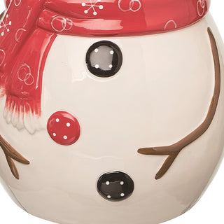 Sweet Snowman Cookie Jar