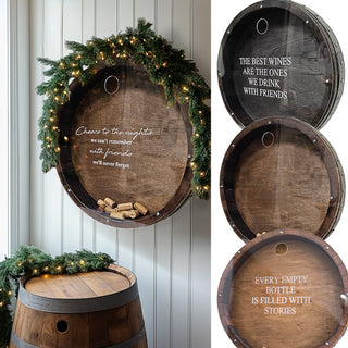 Wine Barrel Cork Display, Pick Your Style