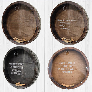 Wine Barrel Cork Display, Pick Your Style