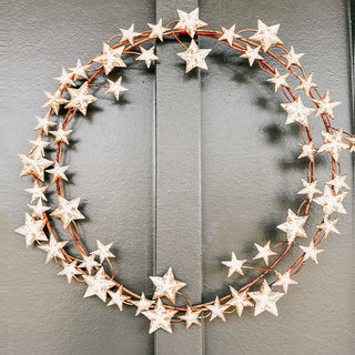 Aged Iron Star Wreath