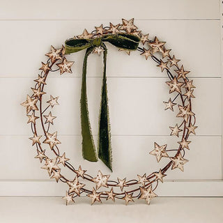 Aged Iron Star Wreath