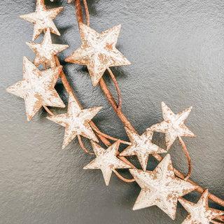 Aged Iron Star Wreath