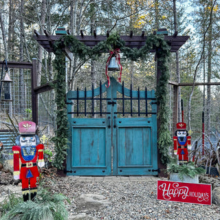 Large Metal Cutout Nutcracker Soldier