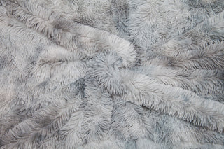 Wolf Faux Long Fur Throw Blanket