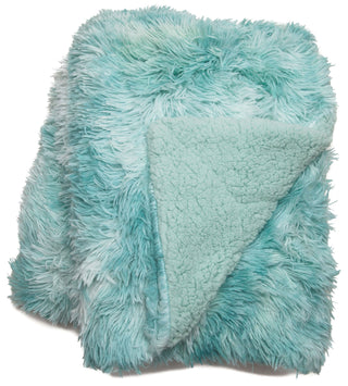 Wolf Faux Long Fur Throw Blanket