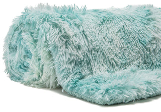 Wolf Faux Long Fur Throw Blanket