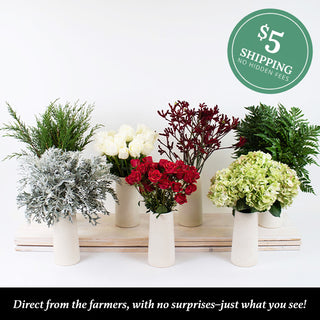 Frosty Christmas Bouquet Bar | Build Your Own Bouquet