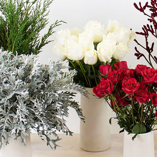 Frosty Christmas Bouquet Bar | Build Your Own Bouquet