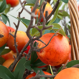 41 Inch Faux Pomegranate Fruit Stems and Branches