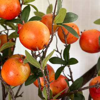 41 Inch Faux Pomegranate Fruit Stems and Branches