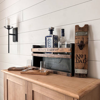 Barrel Staves Bar Shelf