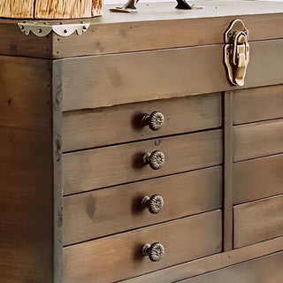 Mid-Century Wood Machinist Chest