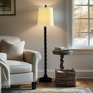 Modern Scalloped Base Floor Lamp