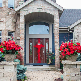 Oversized LED Door Bow