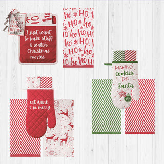 Holiday Tea Towel Gift Set, Pick Your Style