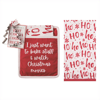 Holiday Tea Towel Gift Set, Pick Your Style