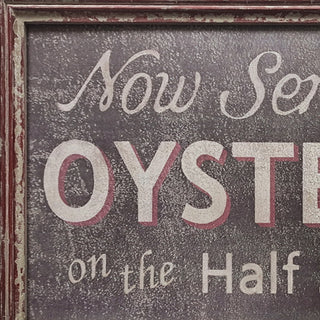 Vintage Seafood Restaurant Sign