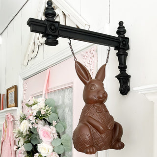 chocolate bunny sign