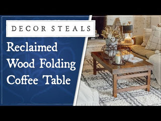 Reclaimed Wood Folding Coffee Table