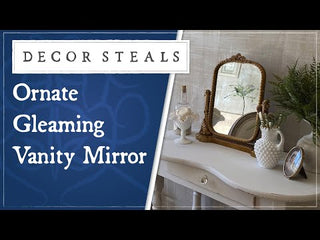 Ornate Gleaming Vanity Mirror