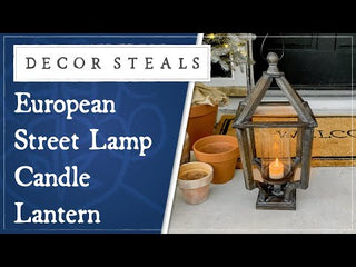 European Street Lamp Candle Lantern