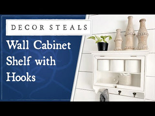 European Wall Cabinet Shelf with Hooks