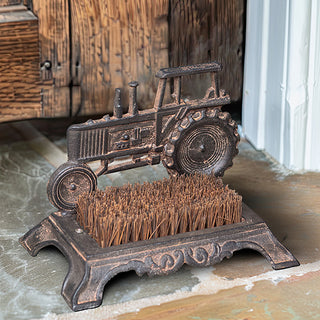 Distressed Tractor Boot Scraper