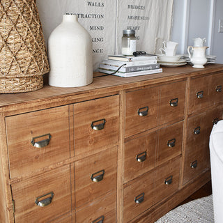 Vintage-Inspired Old Seed Cabinet