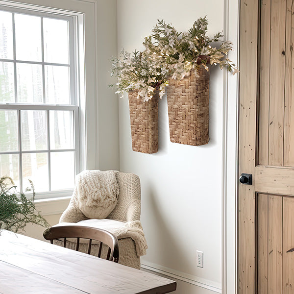 Two-Toned Woven Storage Baskets - Decor Steals