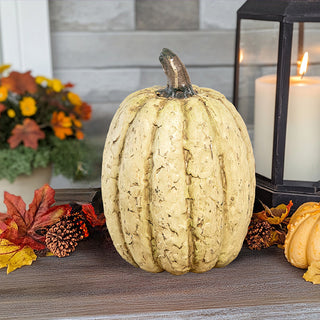 White Faux Pumpkin