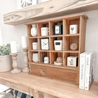 Traditional Pine Wood Cubby Unit