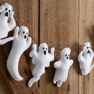 Spooky Cotton Ghost Garland