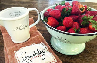 Vintage Enamelware Colander