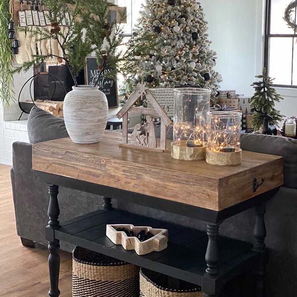 Butcher Block Inspired Wooden Kitchen Island - Decor Steals