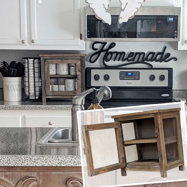 Ornate Embossed Kitchen Storage Bin - Decor Steals